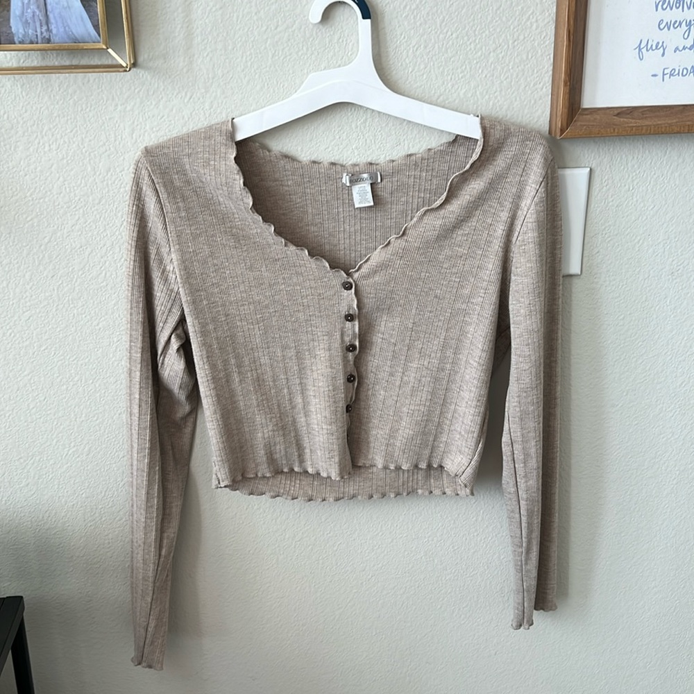 Crop Bozzolo Top
